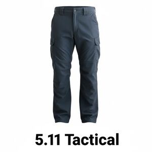 5.11 Tactical Men's Black Cargo Pants.